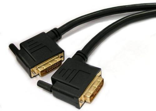 DVIMMR-06 DVI-D 24+1 Male to Male Dual Link Right Angle Cable 1.5m